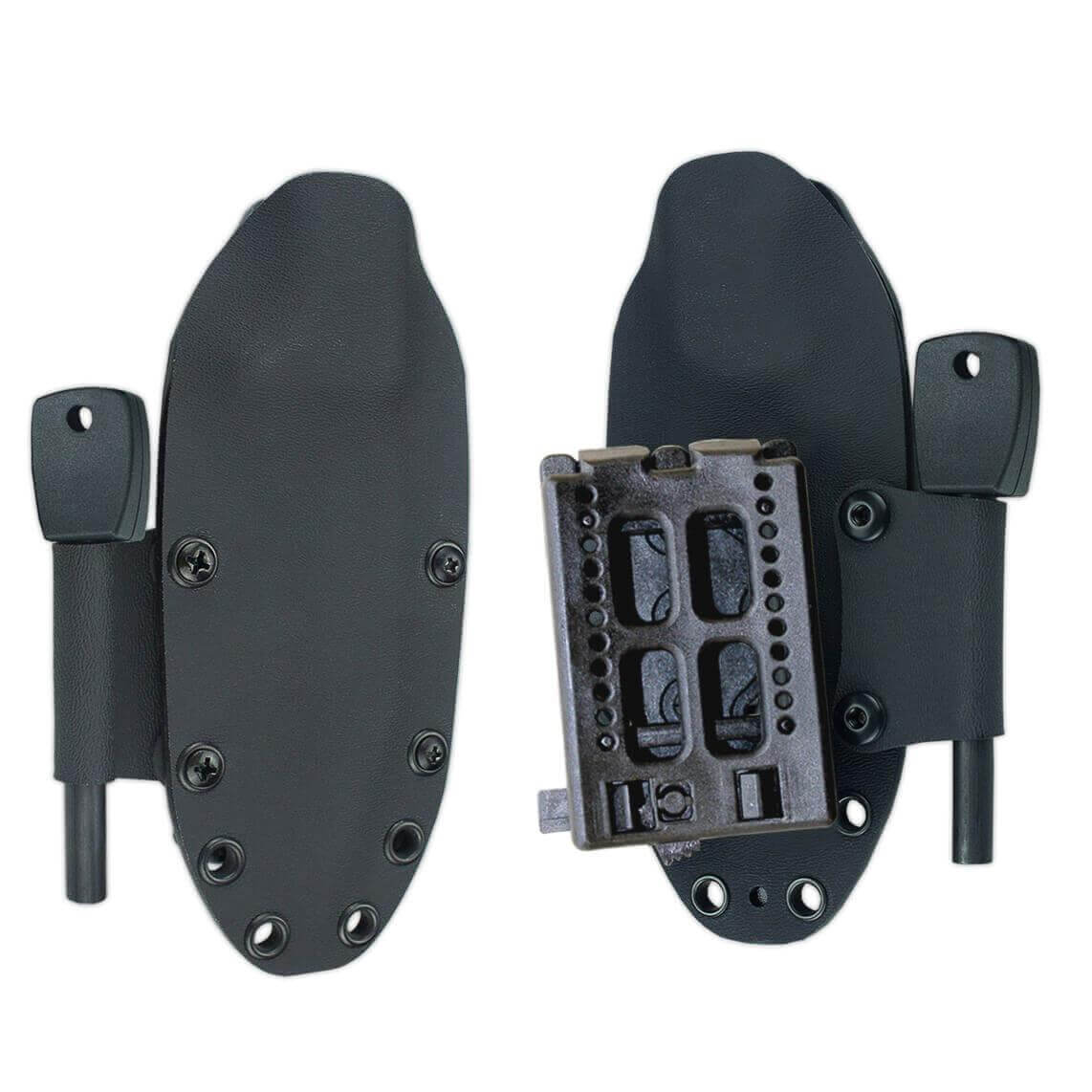 Cuchillo MT5 Cudeman. Mango micarta negra. Acero Böhler N-695. Funda Kydex.