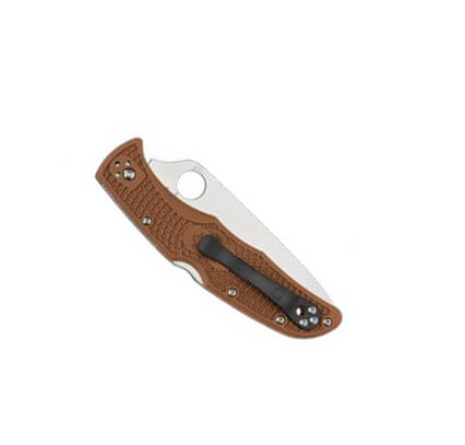 Couteau de poche Spyderco Endura 4 avec lame VG10 et manche FRN marron
