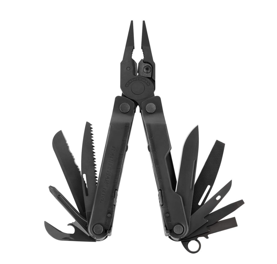 Alicate multiherramienta Leatherman Rebar  oxido negro con 17 fun...