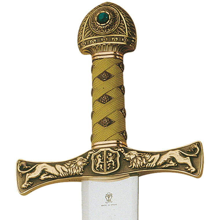 Espada de Ivanhoe con empuñadura de bronce Marto 539
