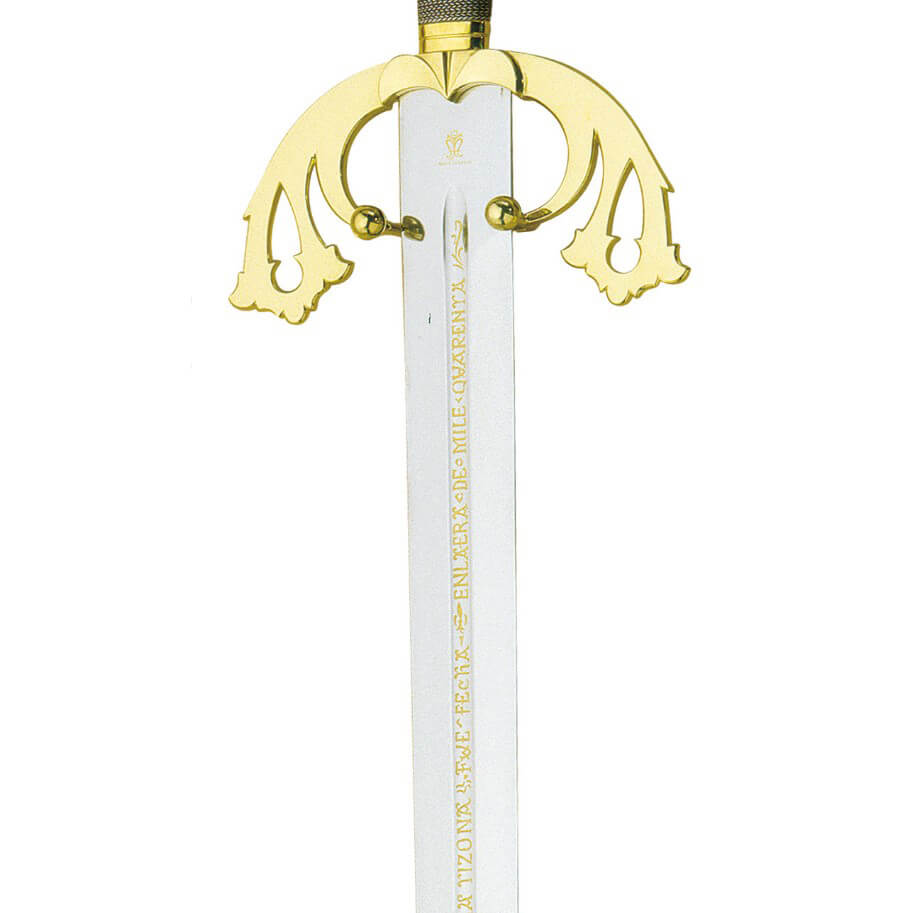 Espada Tizona del Cid con empuñadura de bronce Marto 505