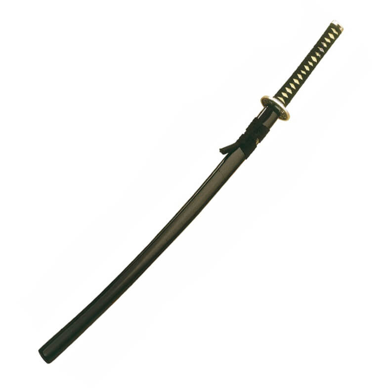 Katana de madera negra de 100 cm con vaina negra Marto 350