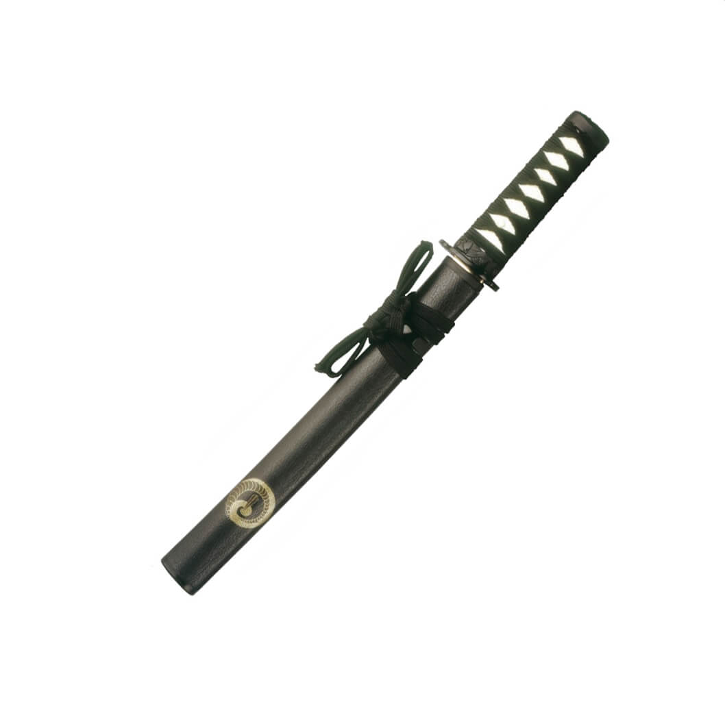 Tanto Grulla negra de 45 cm con empuñadura encordada de Marto 666