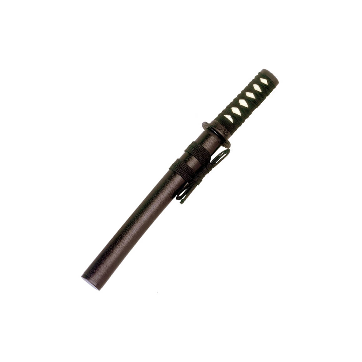 Tanto negra de 45 cm con empuñadura encordada de Marto 670