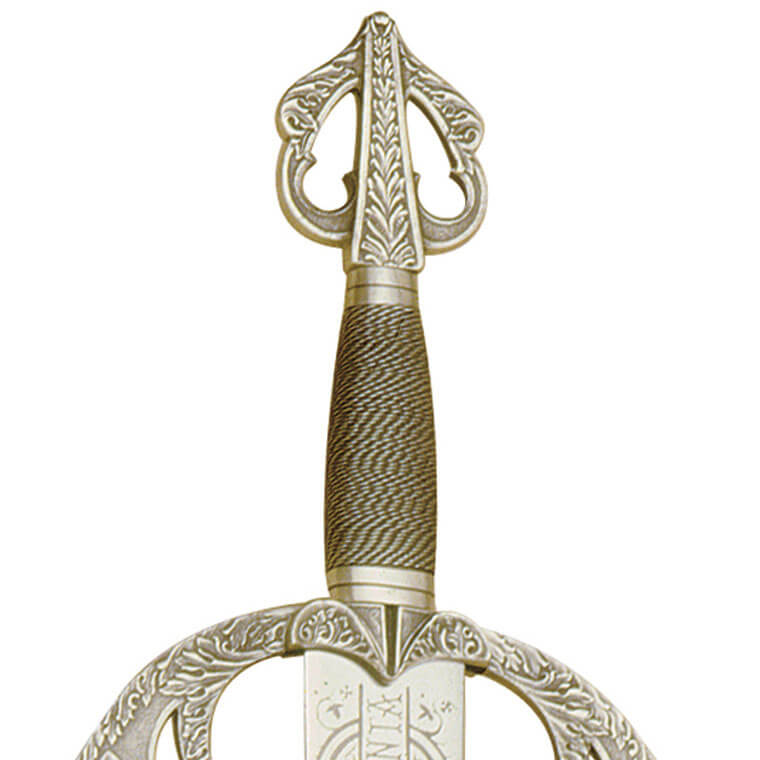 Espada Tizona del Cid bronce con hoja grabada Marto 383