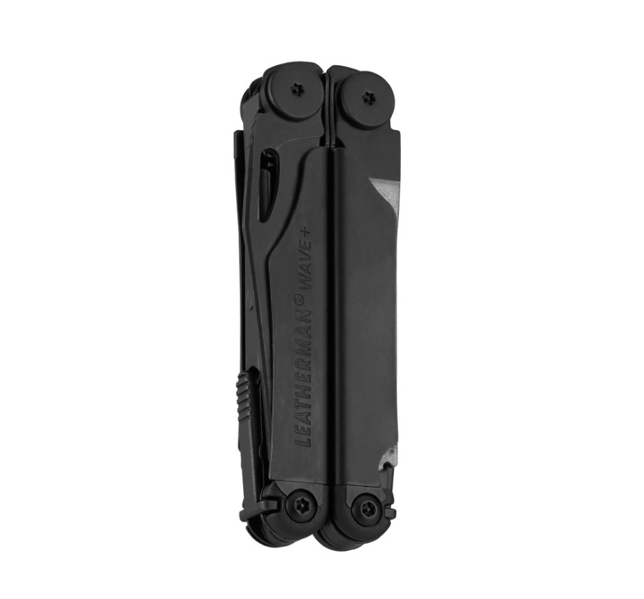 Alicate multiherramienta Leatherman Wave+ óxido negro con 18 funciones