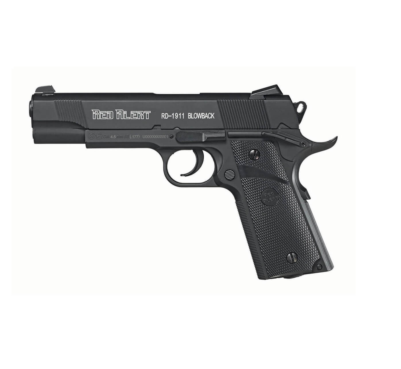 Pistola de CO2 Red Alert RD-1911 Blowback BB's