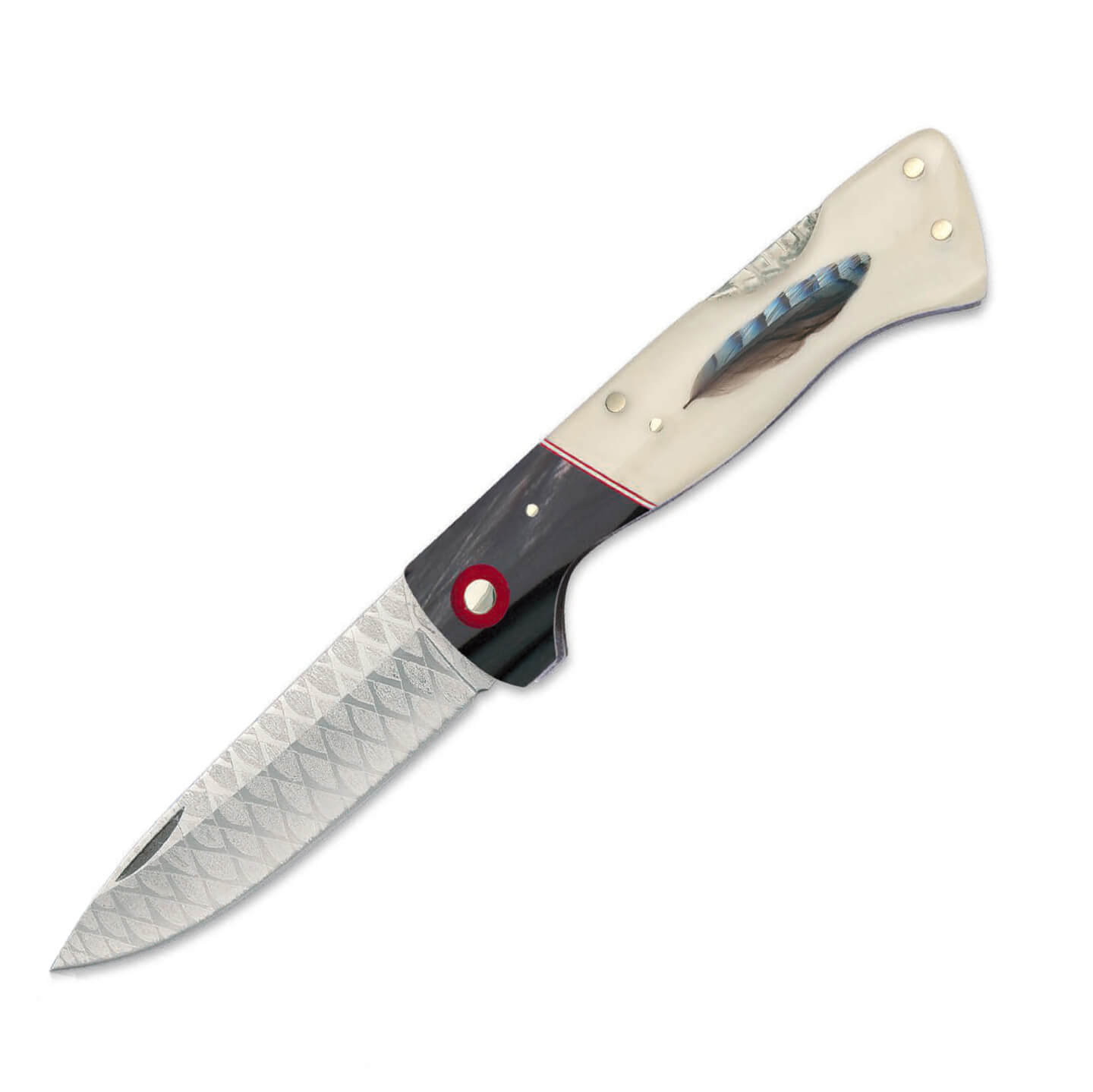 Navaja de colección Nieto línea Artesanal 16 con mango de metacri...