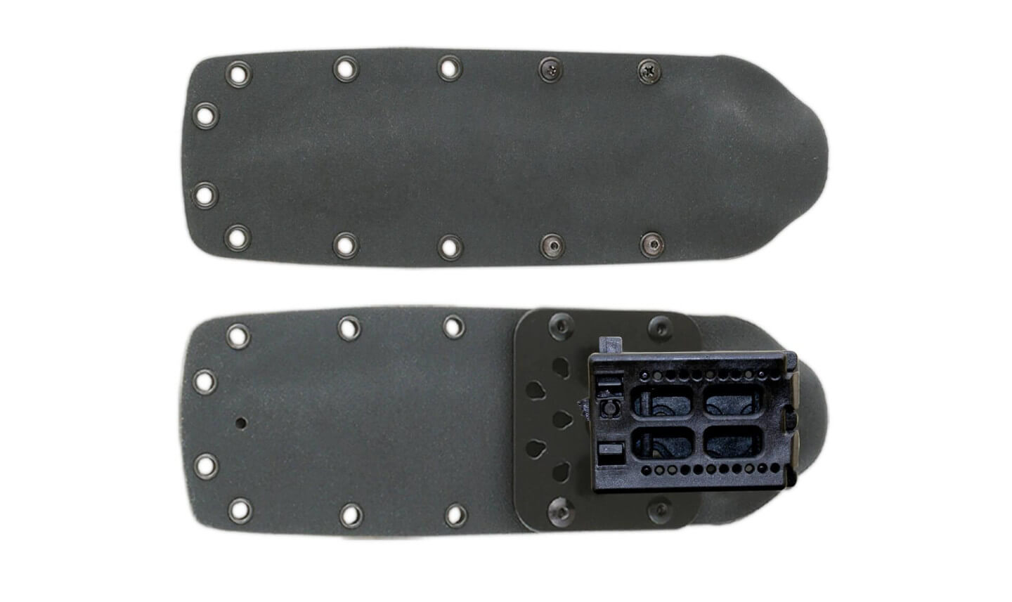 Cudeman Spartan micarta negra. Funda kydex