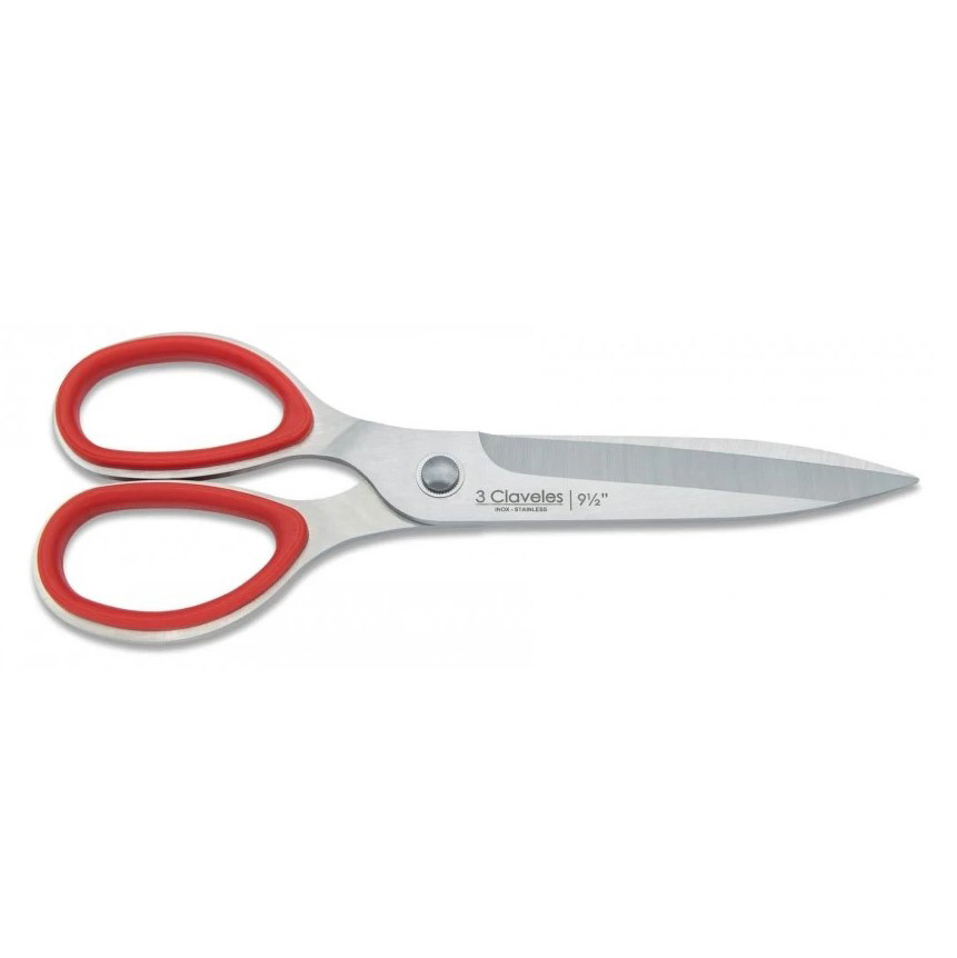 Tijeras de pescado 9.5" para zurdos de acero inoxidable con mango...