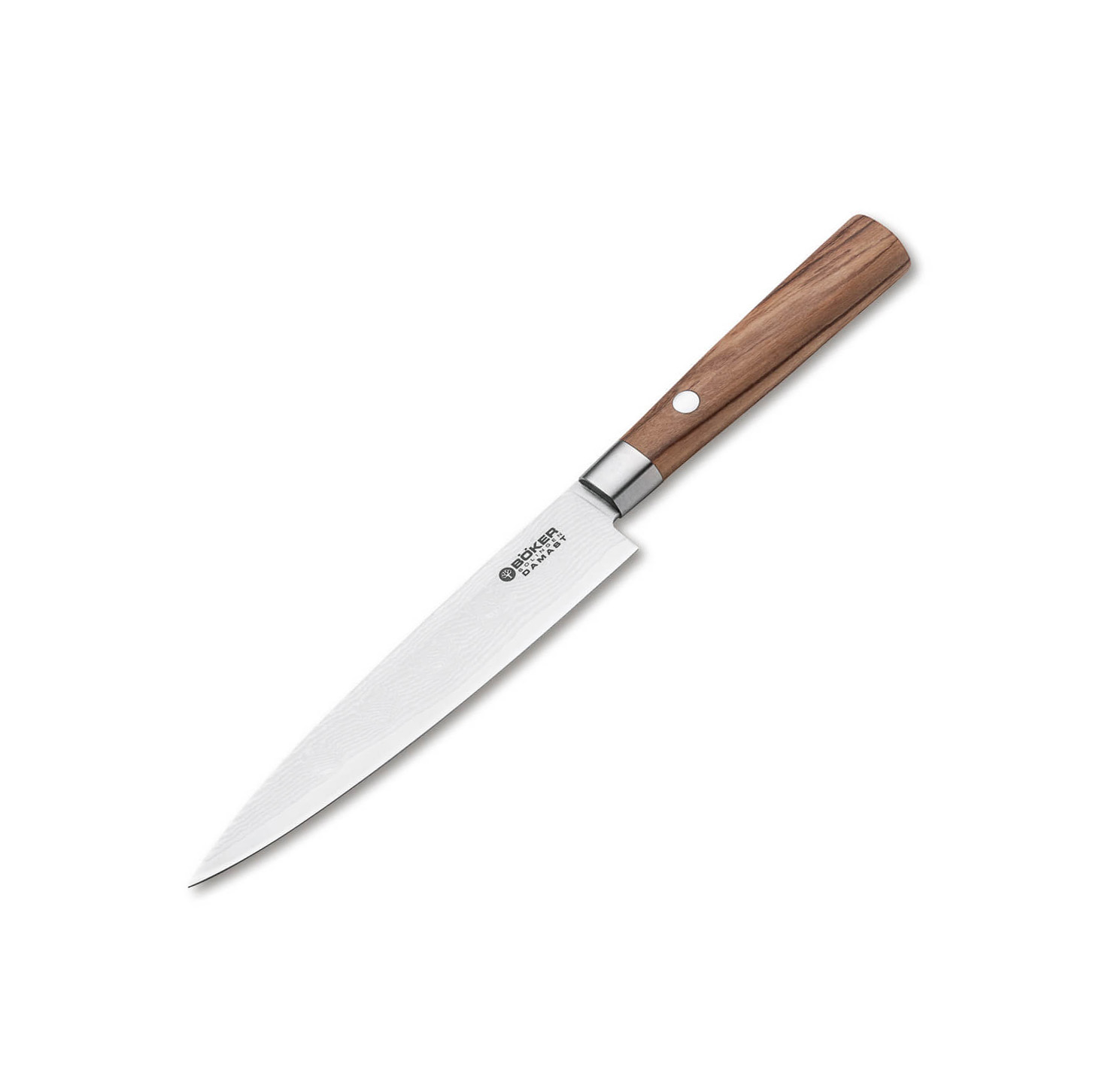 Cuchillo de cocina Damascus Olive Utility Knife de Boker