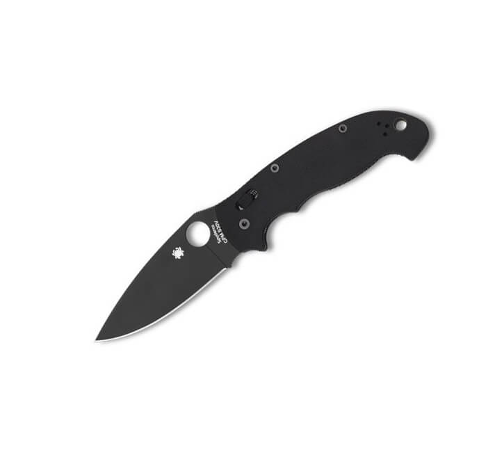 Navaja EDC Spyderco Manix 2 XL con mango de G10 negro y hoja de a...