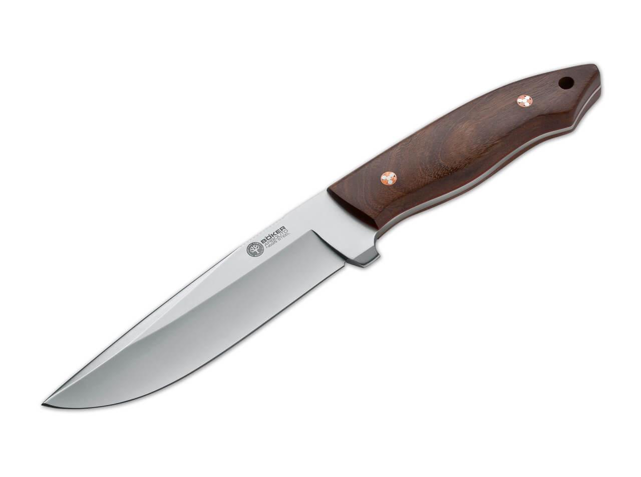 Cuchillo de caza Boker Arbolito Venador con mango de madera de ébano