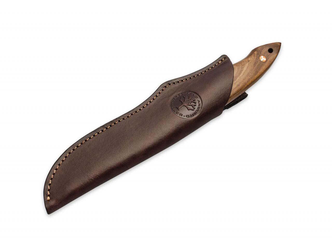Cuchillo de caza Boker Arbolito Venador con mango de madera de ébano
