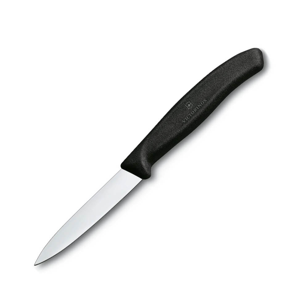 Blister mit 2 klassischen Victorinox-Gemüsemessern mit glatter Sp...