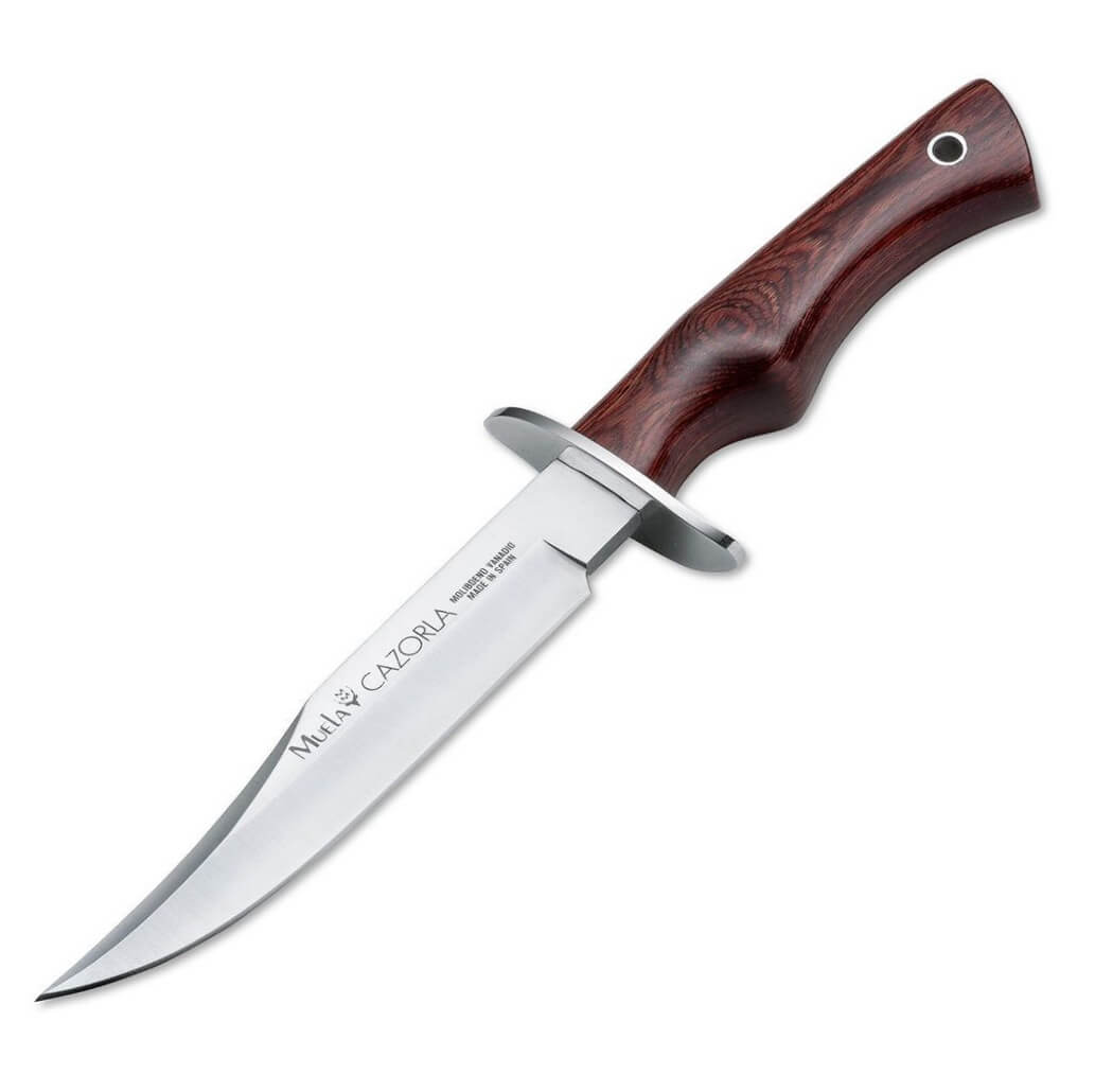 Cuchillo Muela Cazorla con cachas de madera roja