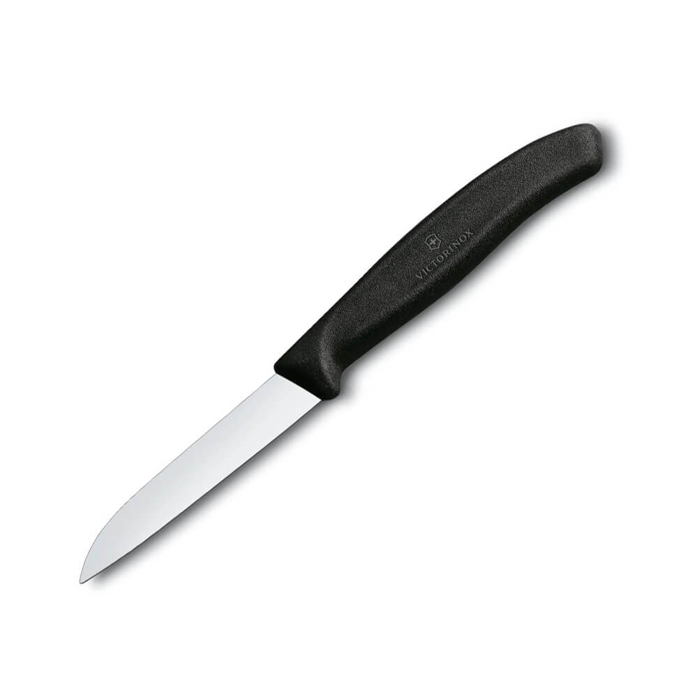 Victorinox Classic Gemüsemesser mit glatter Schneide und schwarze...