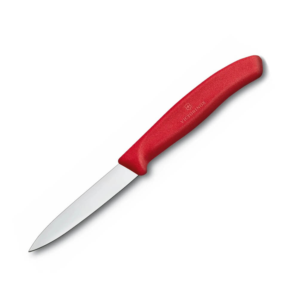 Victorinox Classic Gemüsemesser mit glatter Schneidespitze und ro...