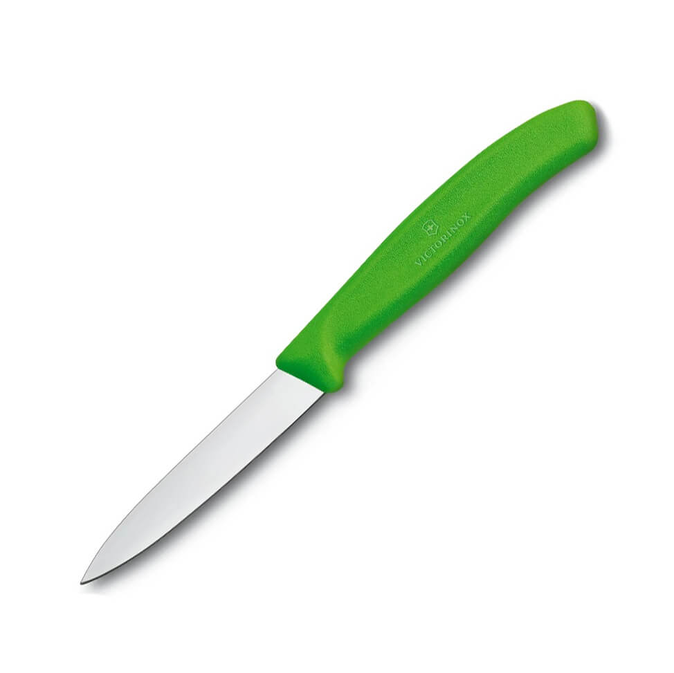 Blister mit 2 klassischen Victorinox-Gemüsemessern mit glatter Sp...