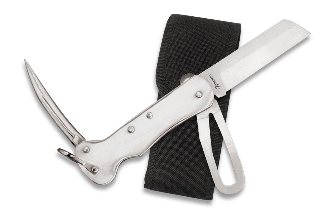 Navaja Albainox marinera con funda de nylon y hoja cortada de 6 c...