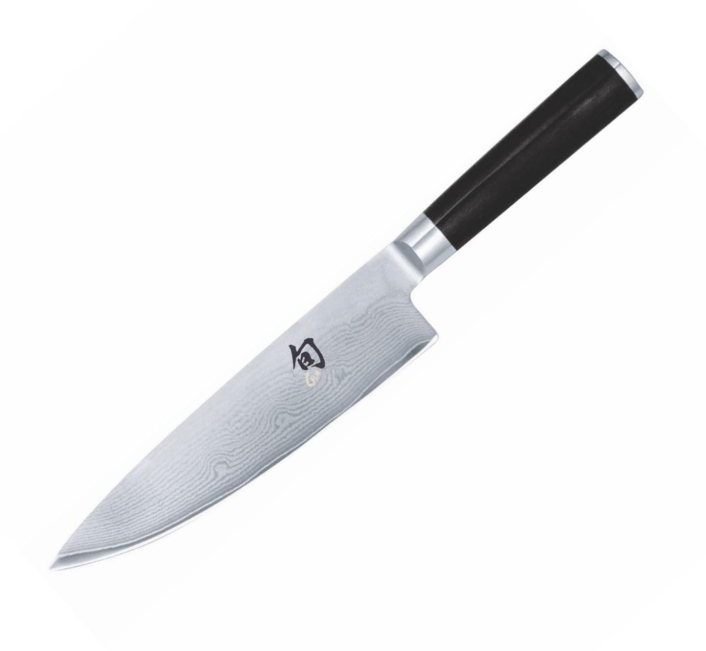 Cuchillo cocinero para zurdos Kai Shun Classic con mango de mader...