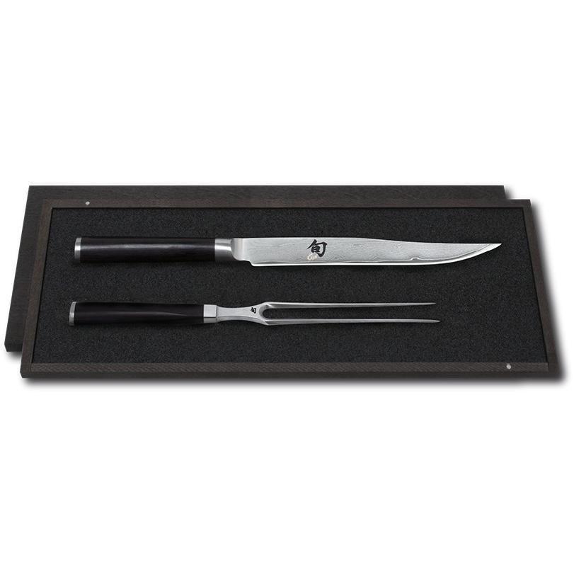 Kai Shun Classic Damasco Set trinchante: tenedor y cuchillo trinc...