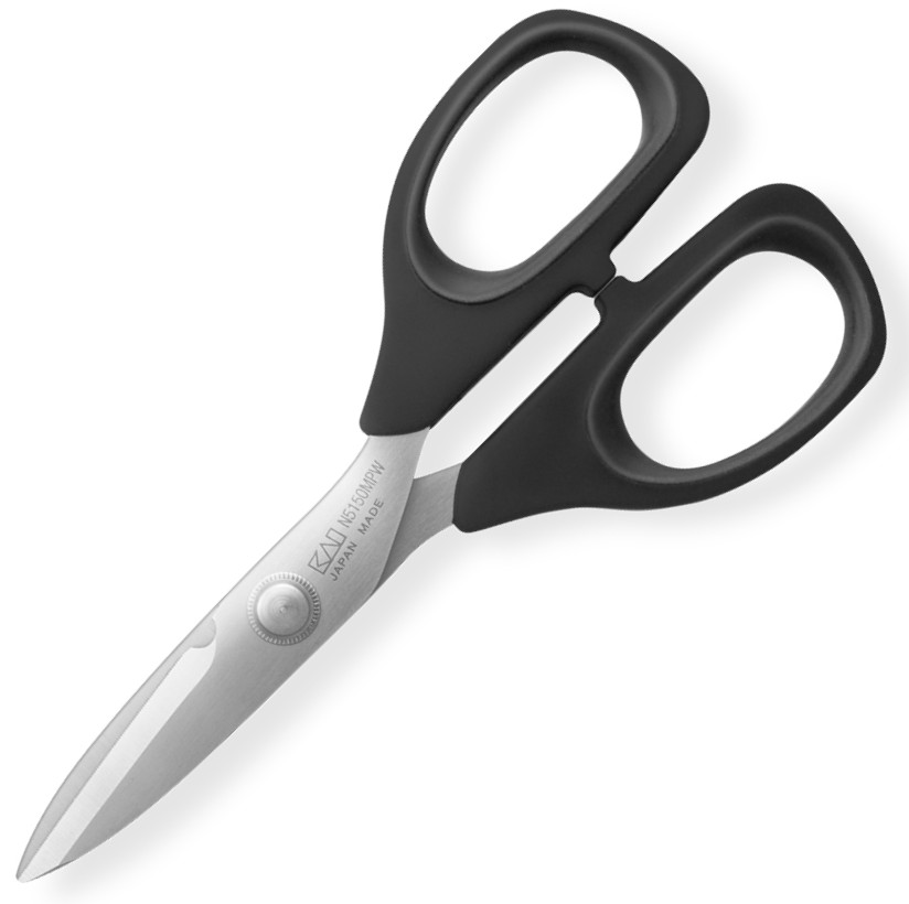 Tijera de costura microdentada KAI N5150MPW varios usos de 150 mm