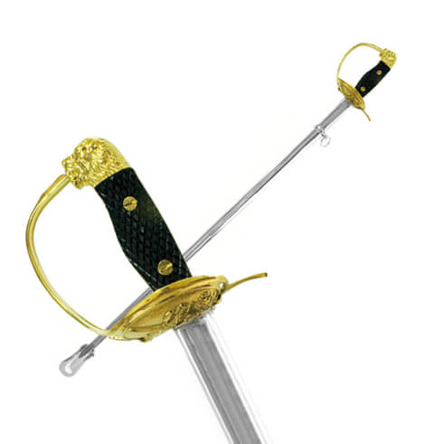 Sable de Oficial de la Guardia Civil con empuñadura en latón bañada en oro 345030S