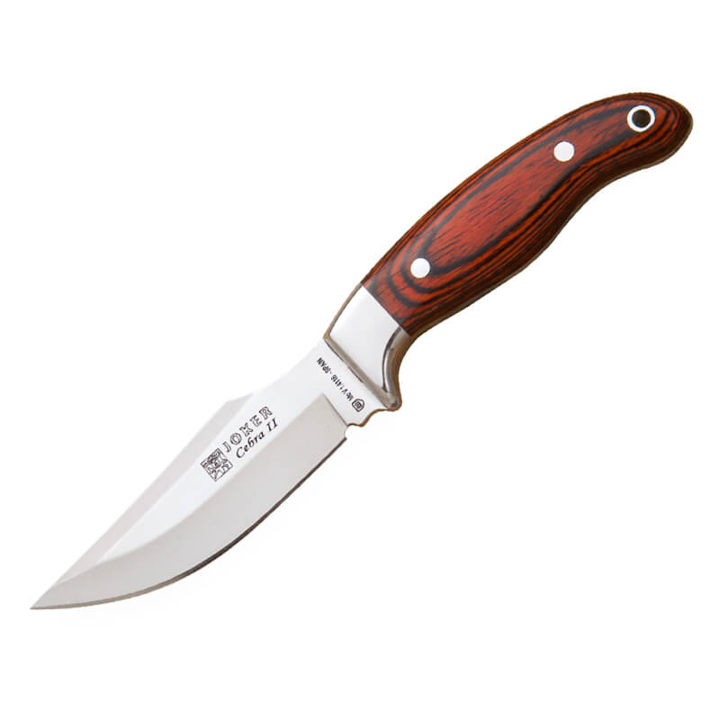 Cuchillo de caza Joker Cebra con mango de estamina y hoja de 11 c...