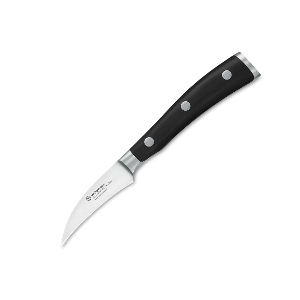 Cuchillo mondador curvo con hoja de 7 cm Wusthof Classic Ikon
