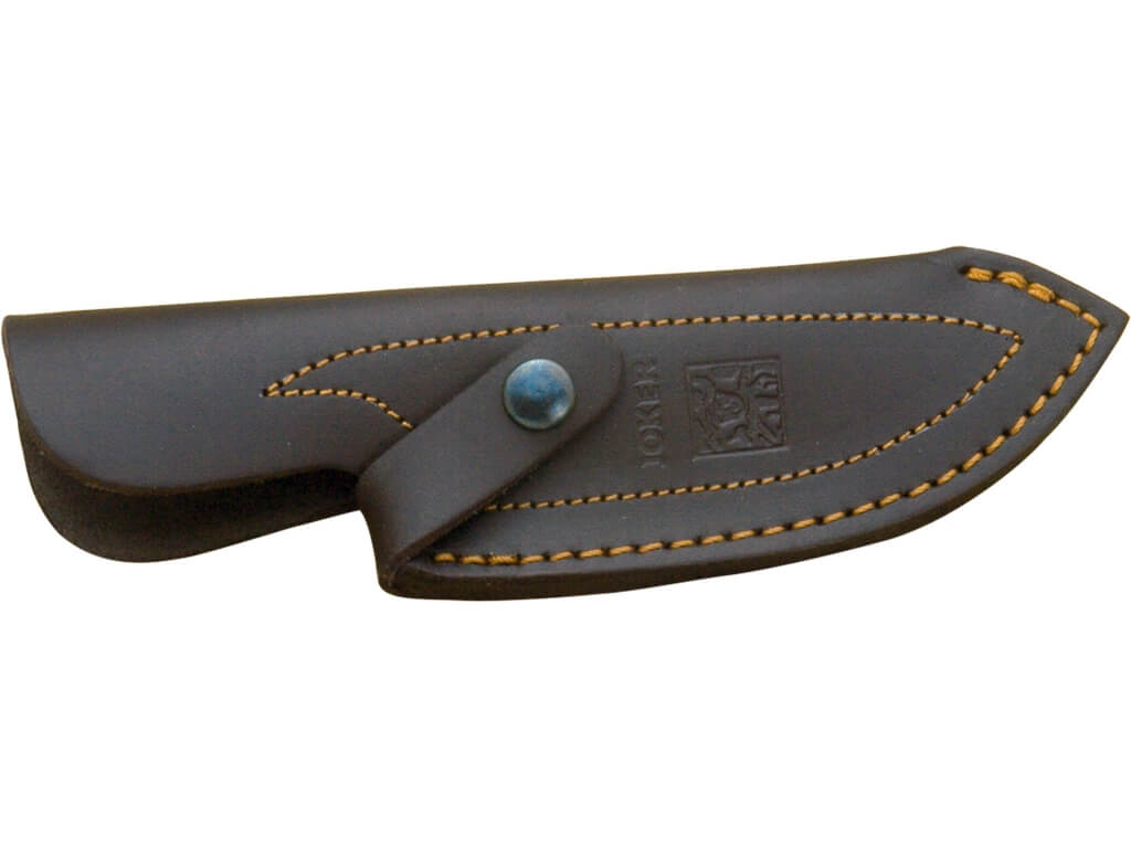 Cuchillo de caza Joker Cebra con mango de estamina y hoja drop point de 11 cm