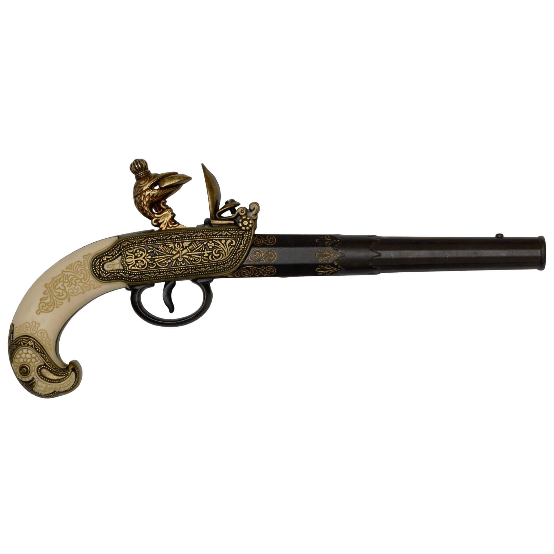 Pistolet à silex, Toula Russie XVIIIe siècle