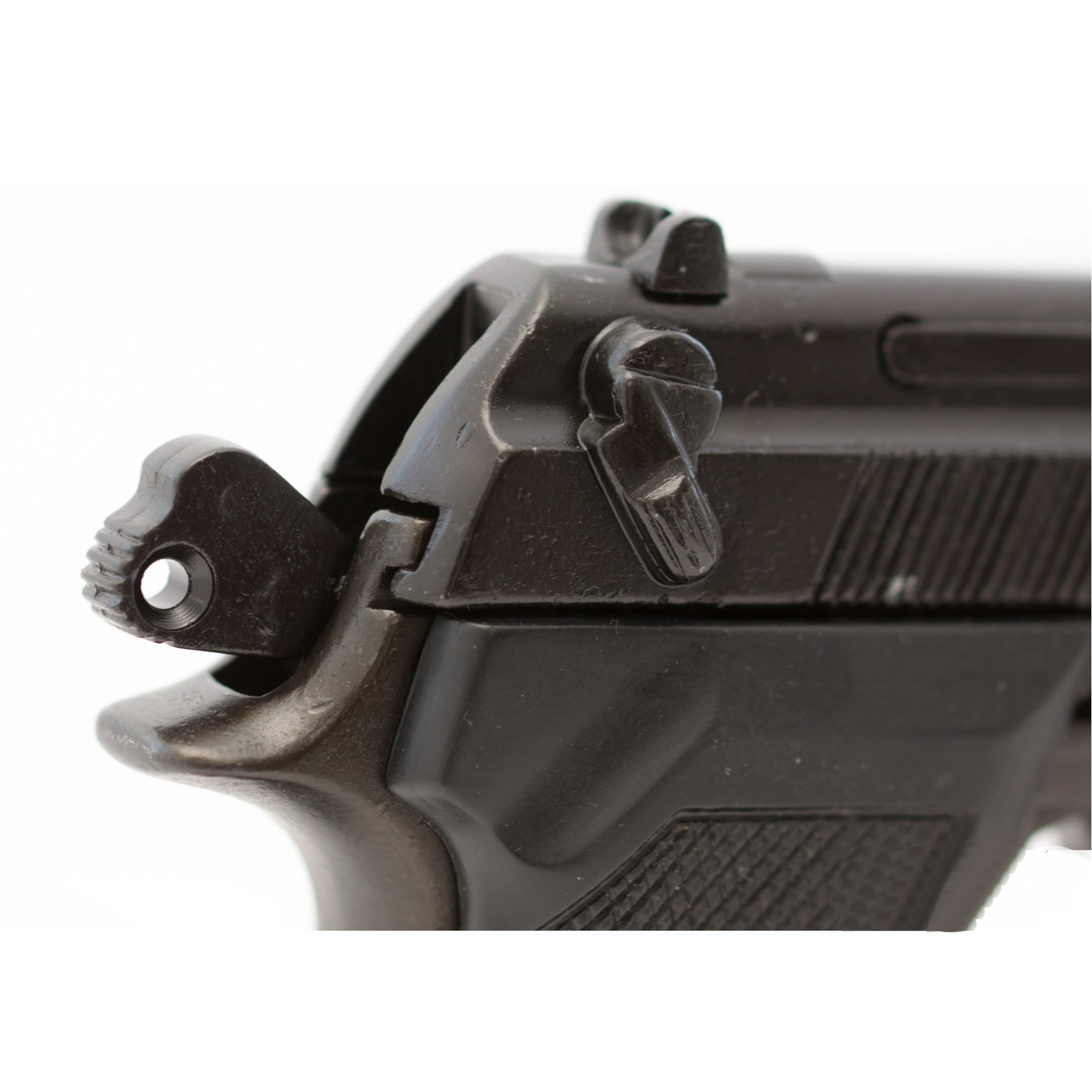 Réplica pistola Beretta 92 F 9 mm Parabellum, Italia 1975 de metal y plástico negros