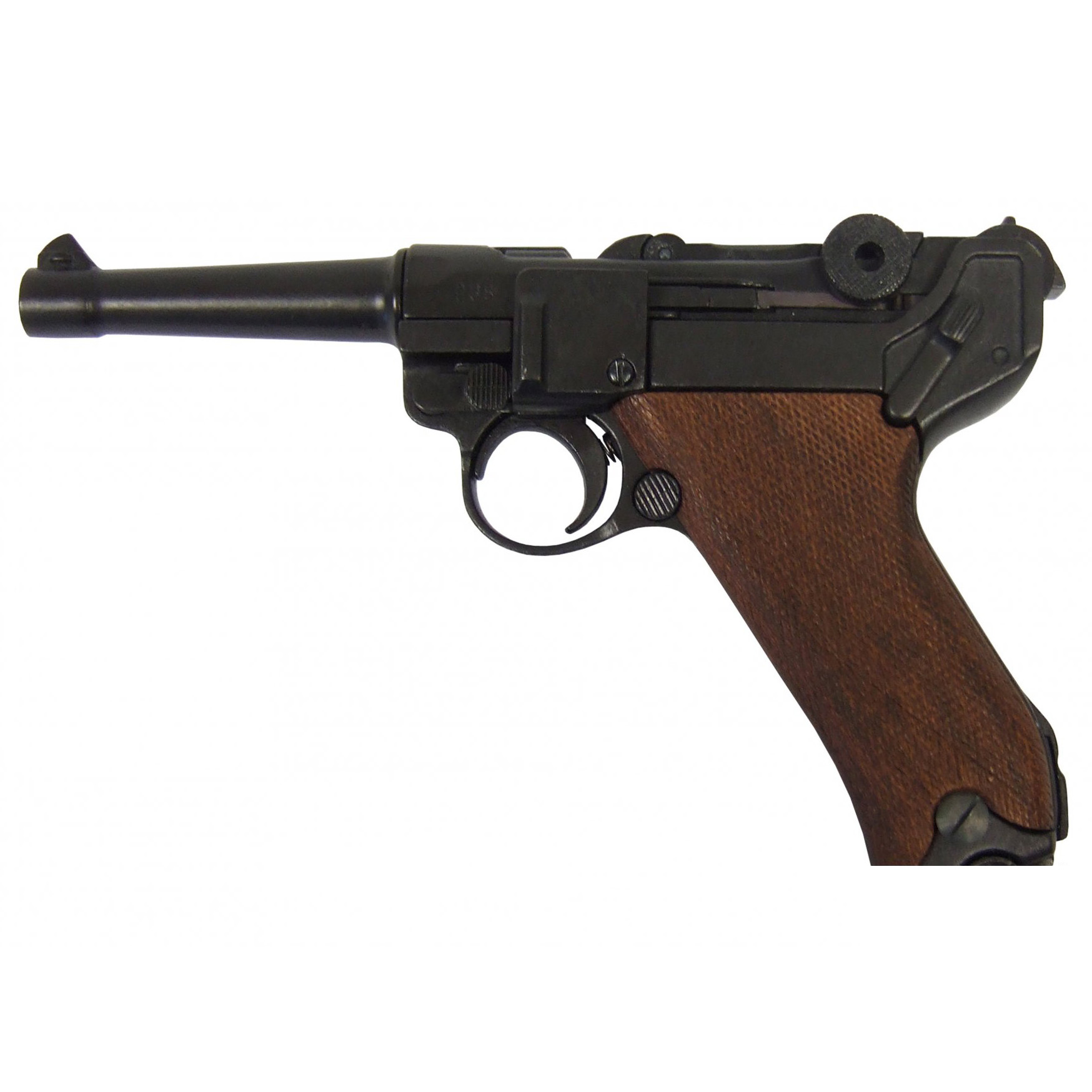 Pistolet Parabellum Luger P08, Allemagne 1898 en métal et poignées en bois