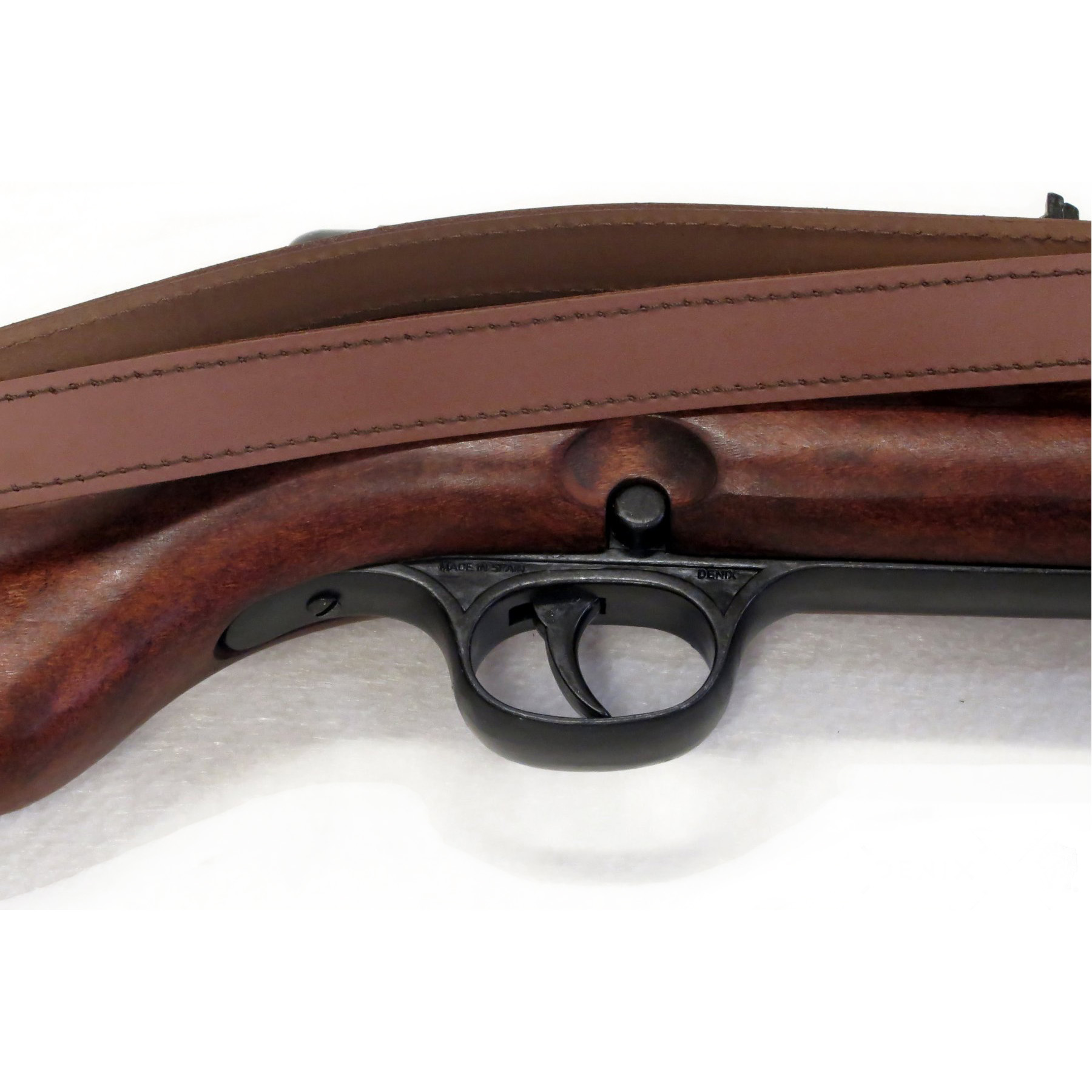 Réplique de mitrailleuse MP41, Allemagne 1940 avec sangle en cuir