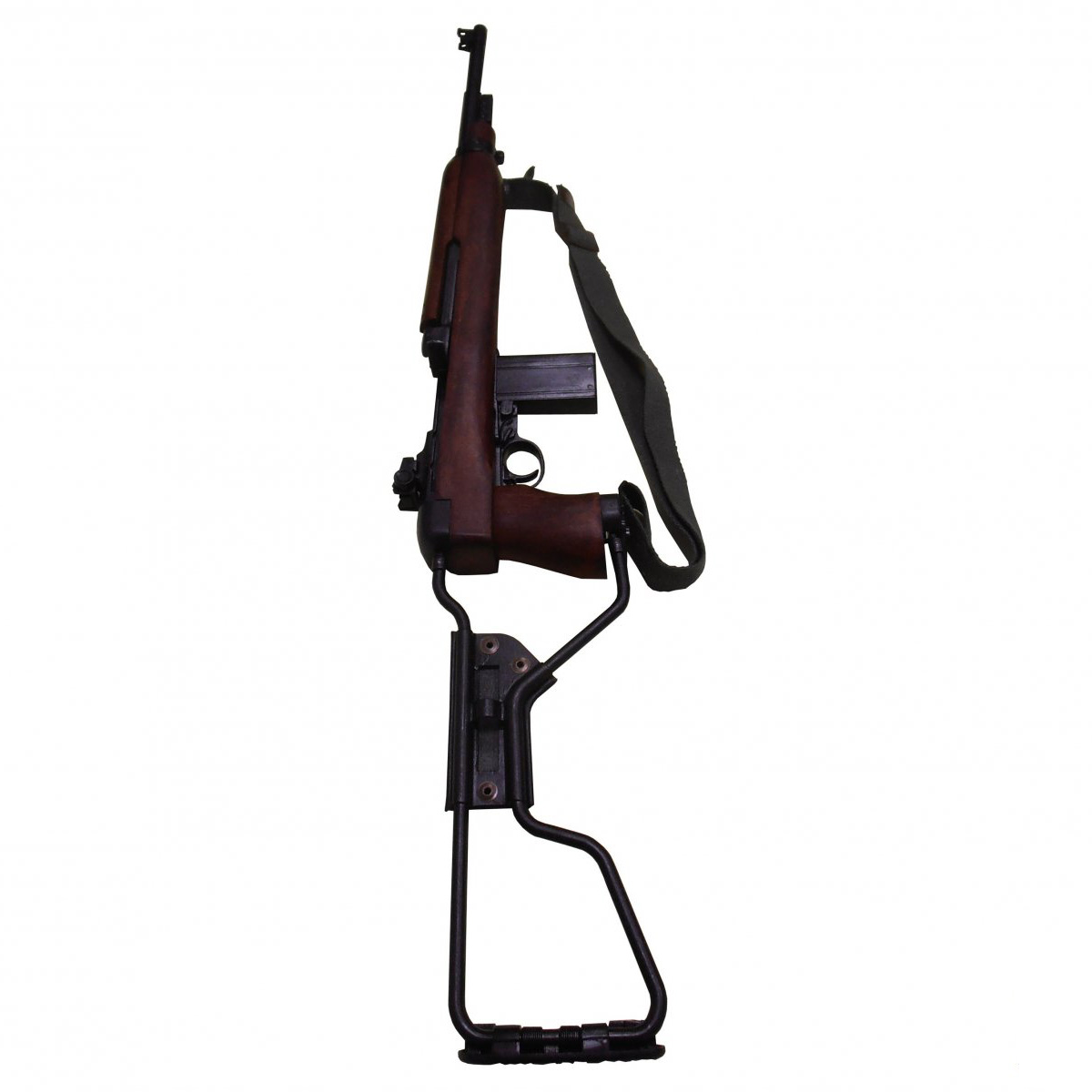 Réplique de la carabine M1A1 mod. Parachutiste, USA 1942 avec crosse pliante et sangle en tissu