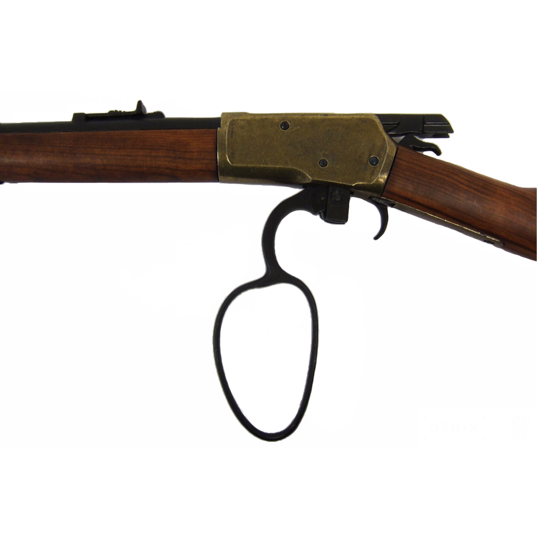 Carabine modèle 92, USA 1892, en métal finition laiton et bois