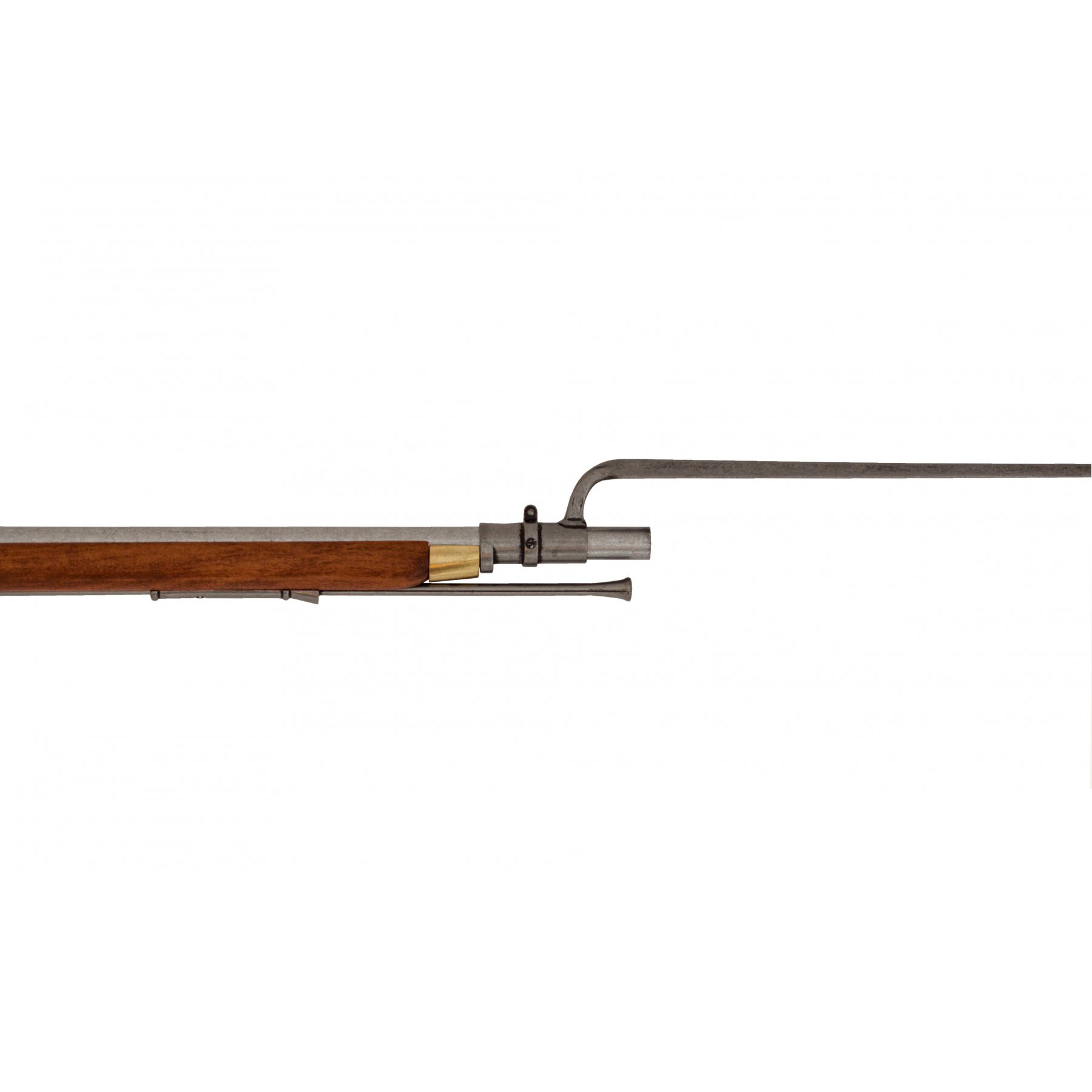 Mousqueton Land Pattern Brown Bess, Angleterre 1722, en bois et métal avec détails en laiton