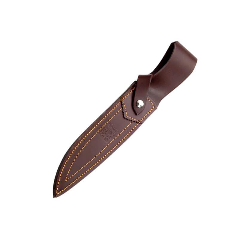 Couteau de chasse Joker Zorro avec manche en bois de cerf et lame de 17 cm