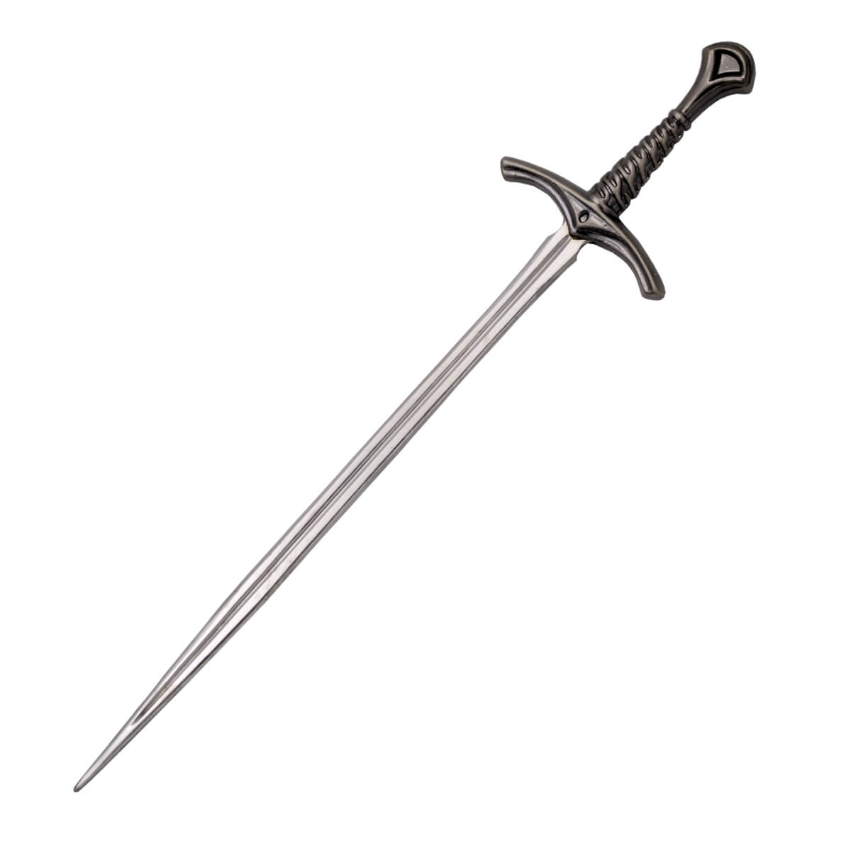 Gandalf-Brieföffner mit nickelfarbenem Knauf und Parierstange und...