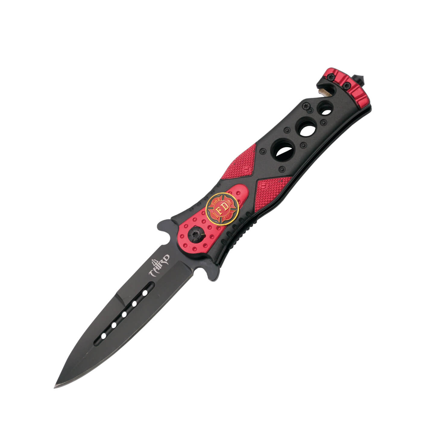 Navaja táctica Belt Cutter roja