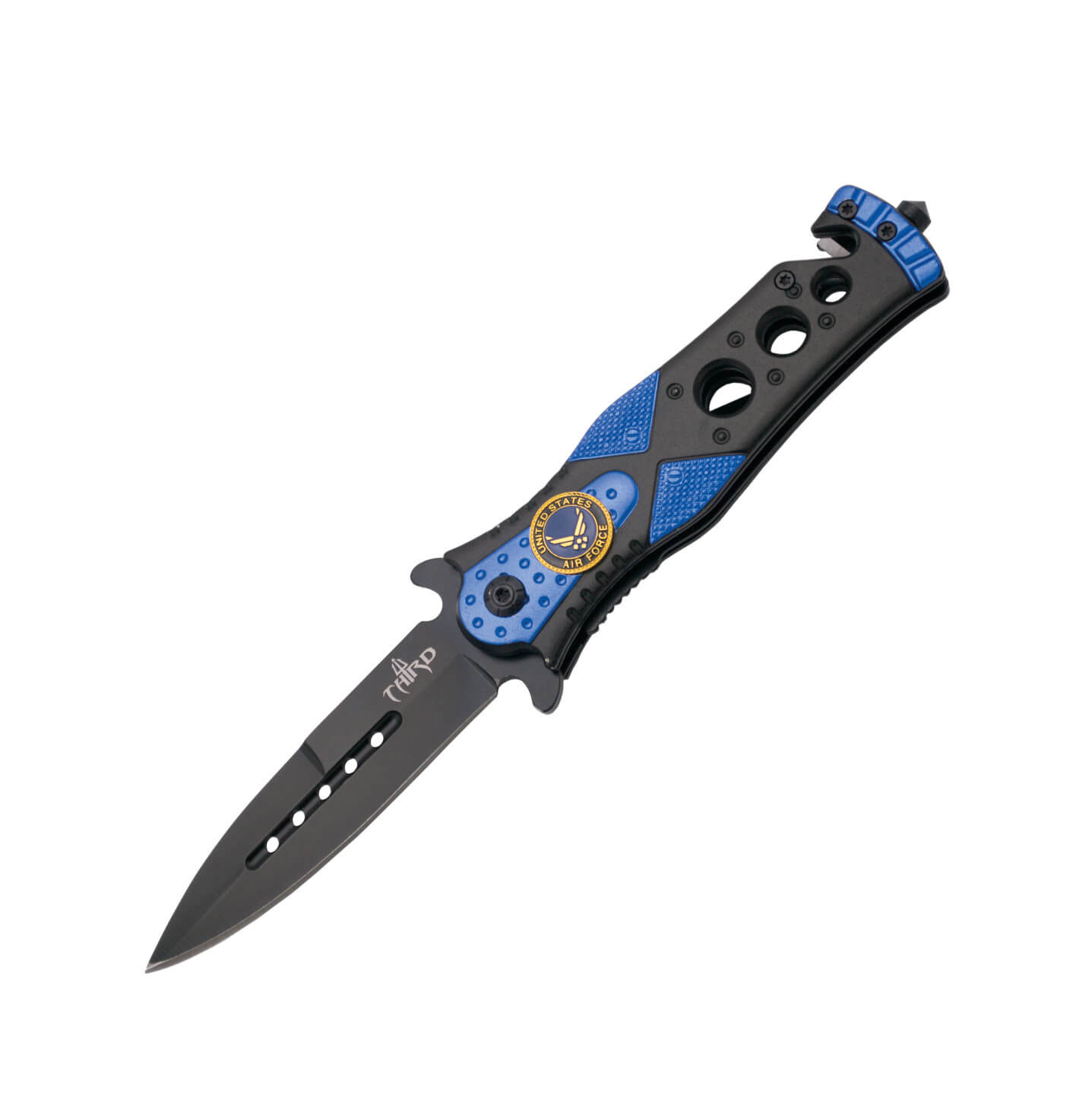Navaja táctica Belt Cutter azul