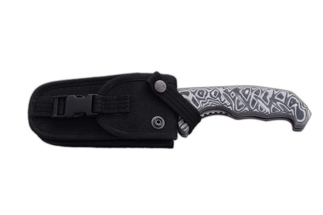JV Titan XL Einsatzmesser mit grauem Micarta-Griff