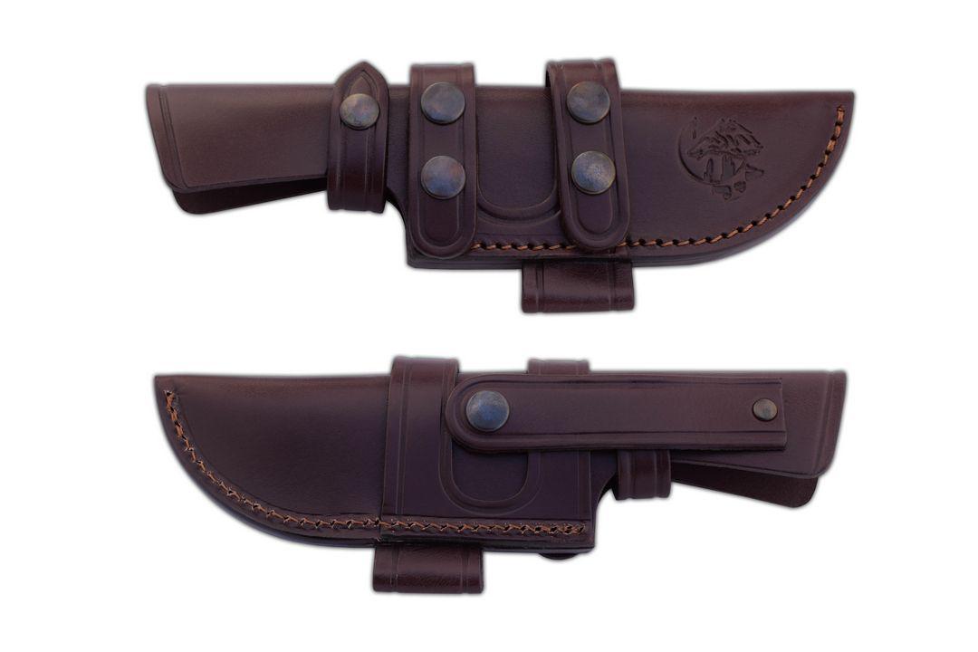 JV cuchillo Caimán con mango de madera de cocobolo