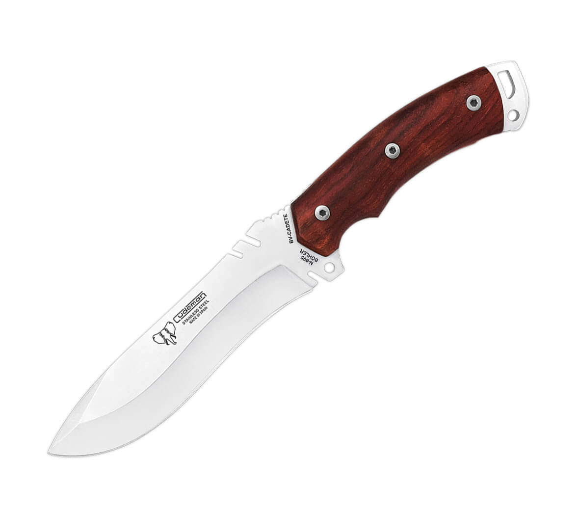 Cuchillo de supervivencia Cudeman Boina Verde Cadete cocobolo