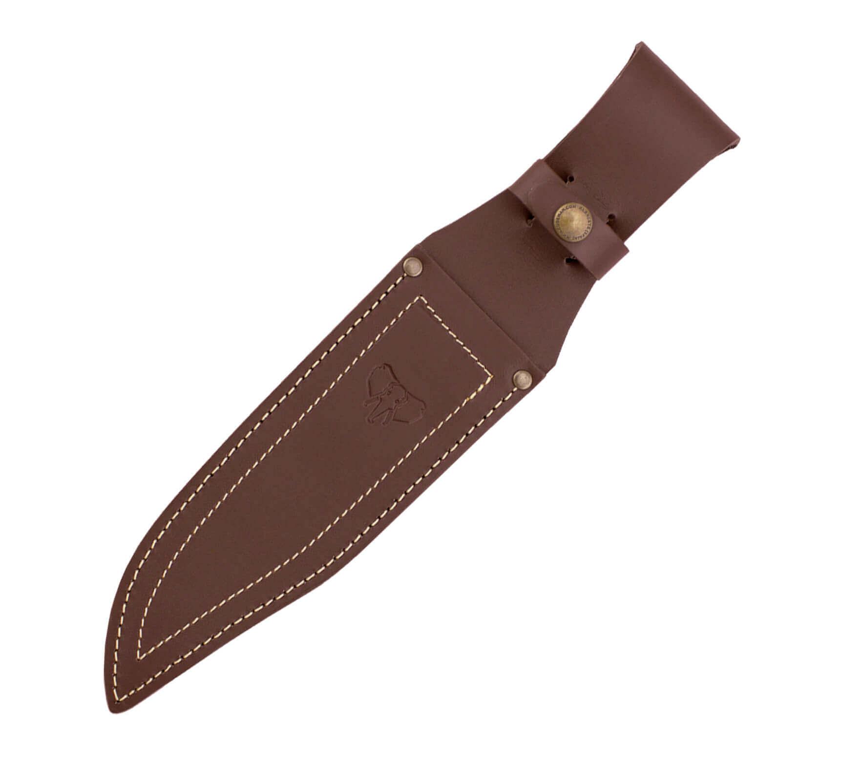 Faca Cudeman Bowie 106-C com cabo de chifre de veado e lâmina de 25 cm