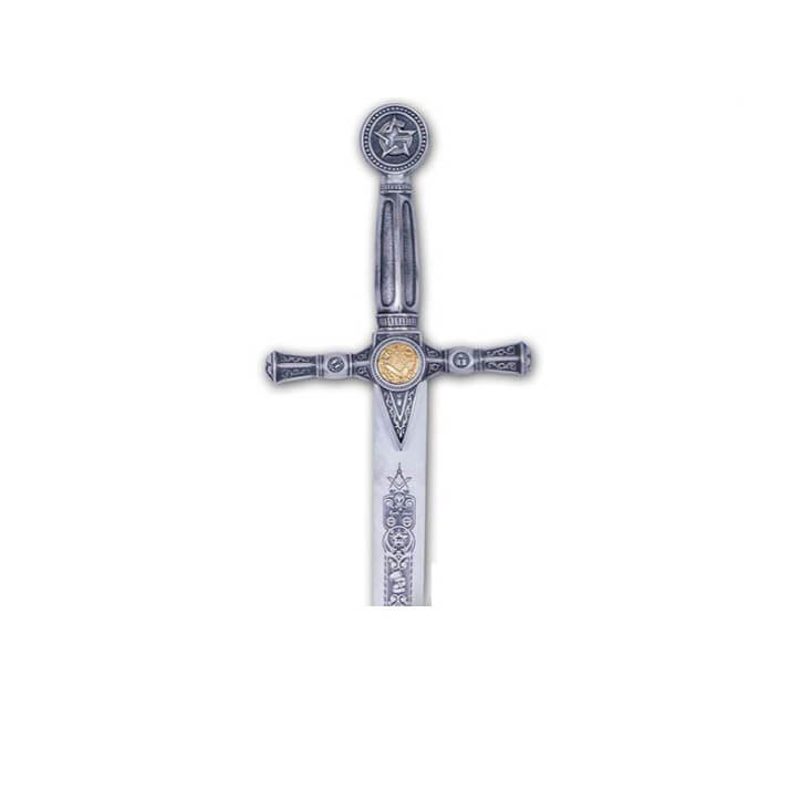 Espada Masones cadete con empuñadura en plata con grabados Marto 8644