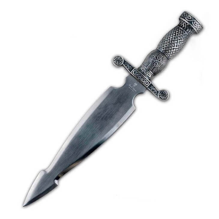 Daga Celta con acabado en plata Marto 730