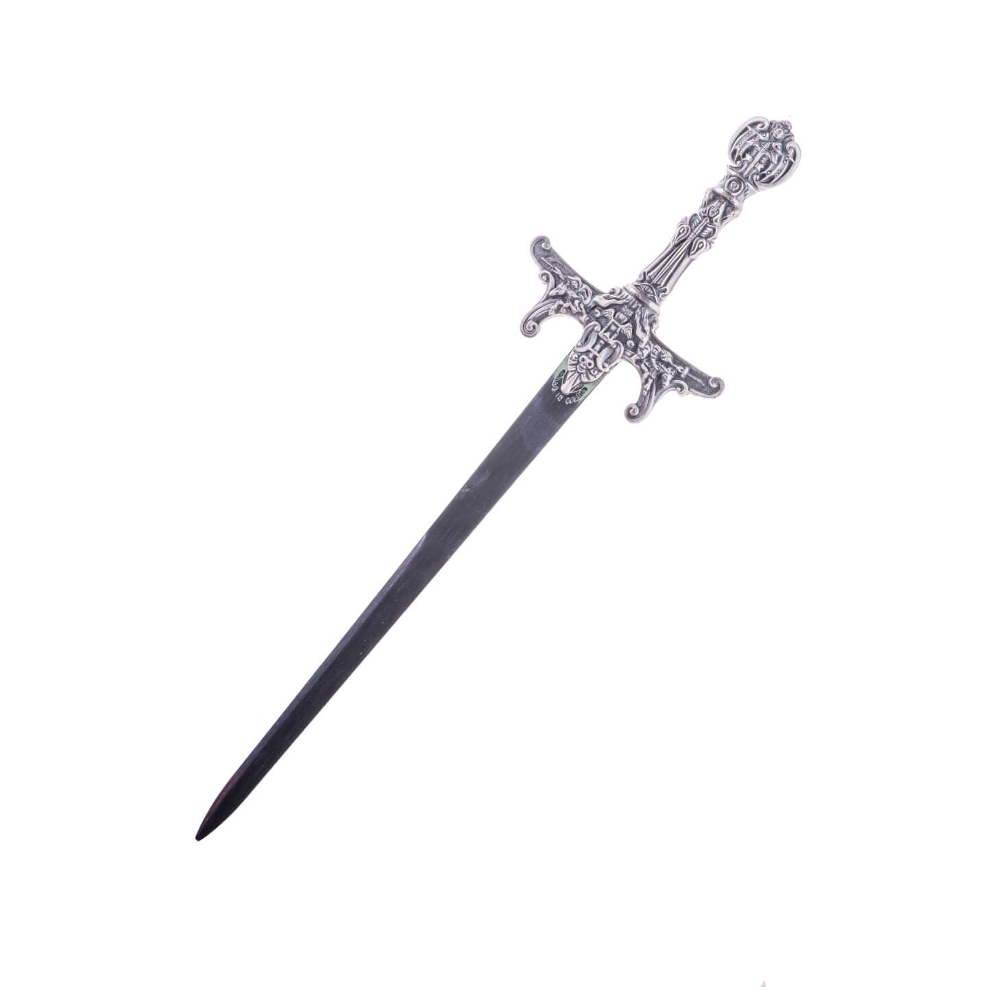 Abrecartas espada Apocalipsis con acabado en plata Marto 8263