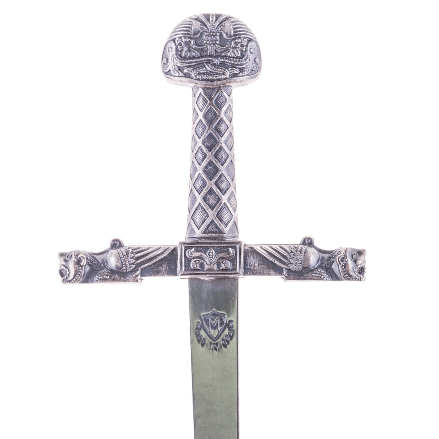 Coupe-papier épée de Charlemagne finition argentée Marto 8219